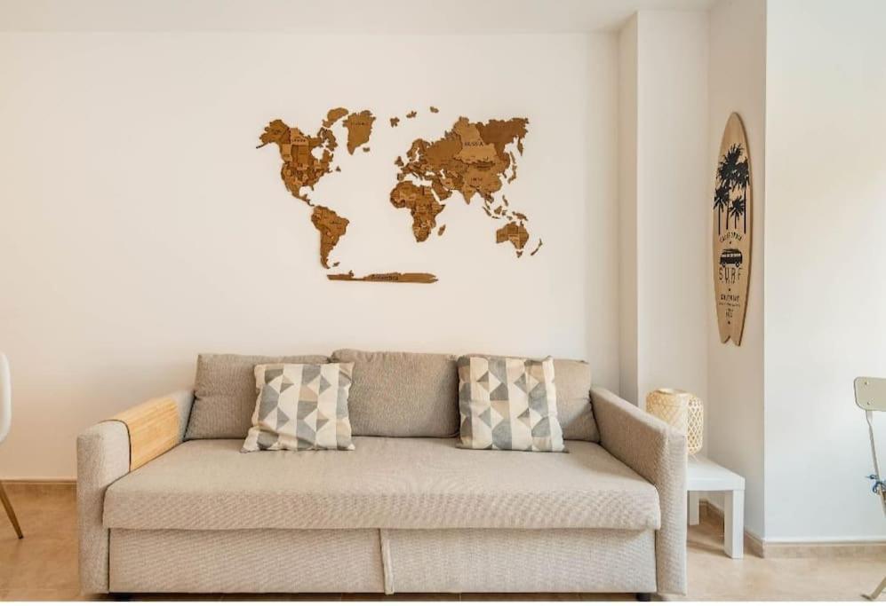 Lindo Y Discreto Apartamento Playa Moncofar Bagian luar foto